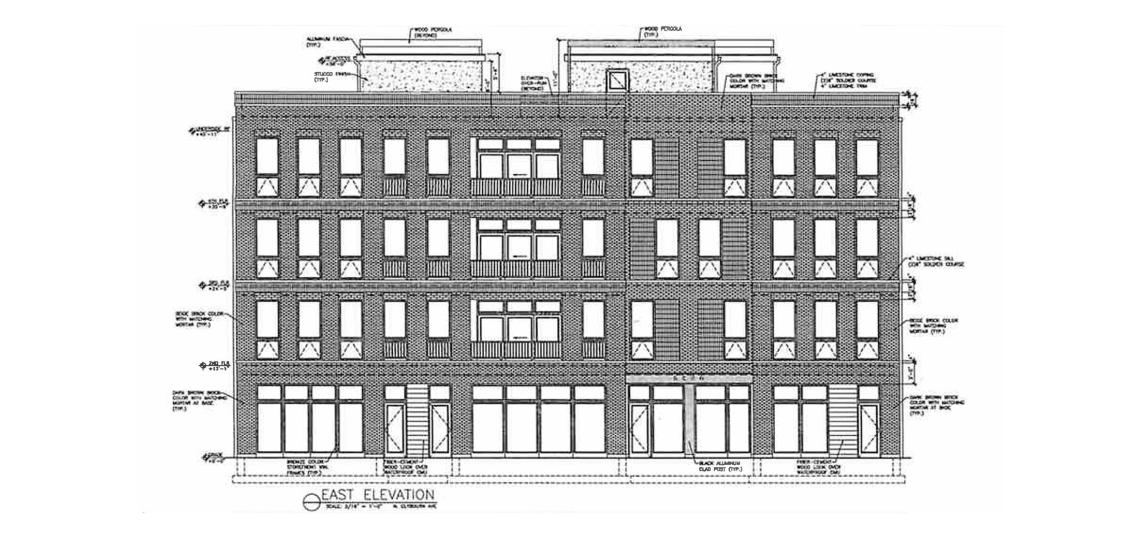 Full building permit issued for development at 2240 N. Clybourn