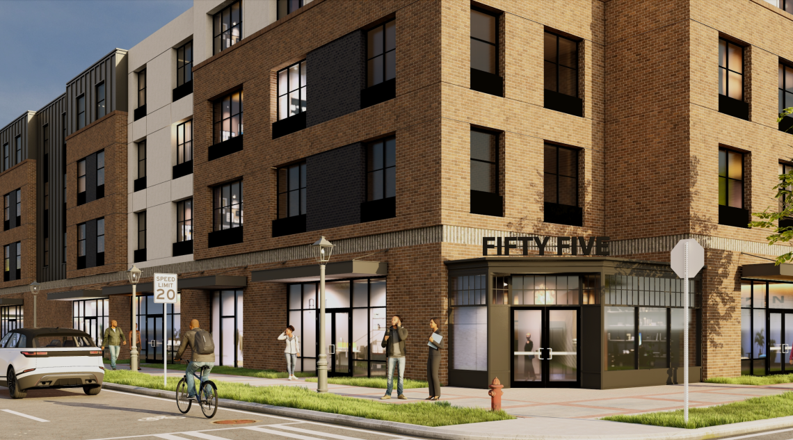Transit-focused, mixed-use development The Fifty-Five officially a go