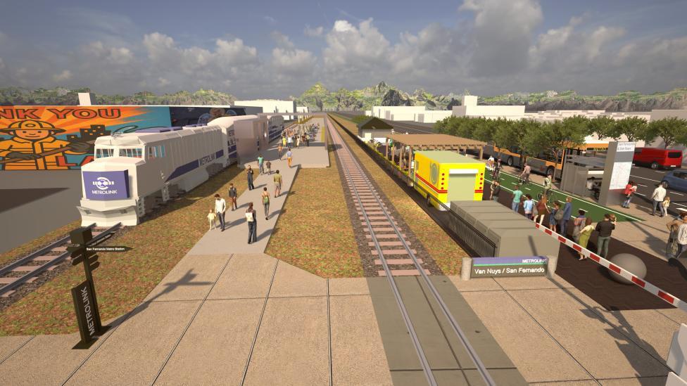 Metro staff back Metrolink station over light rail for second phase of East San Fernando Valley Line