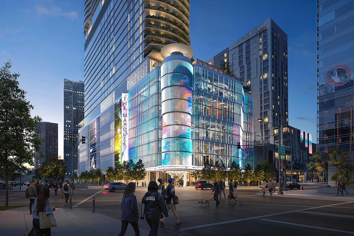 Renderings Revealed: AEG's proposed DTLA high-rise at 917 W. Olympic Blvd.