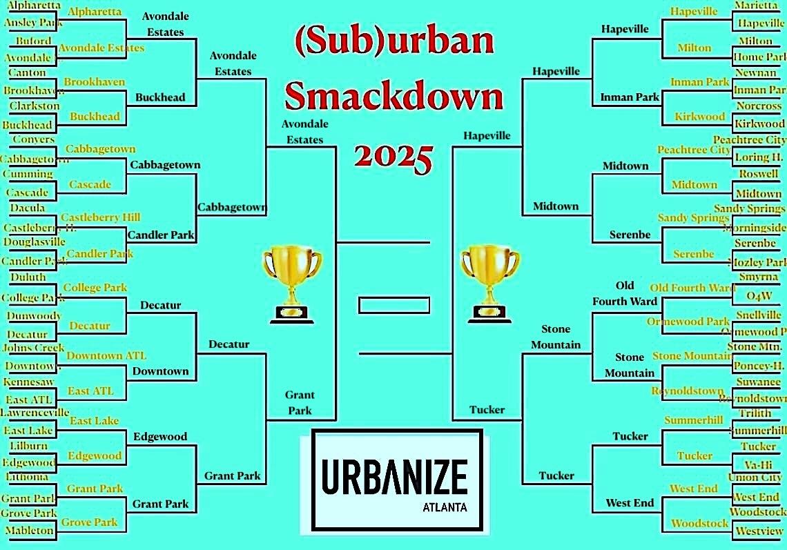 (Sub)urban Smackdown 2025 tournament: Final Four voting starts now!