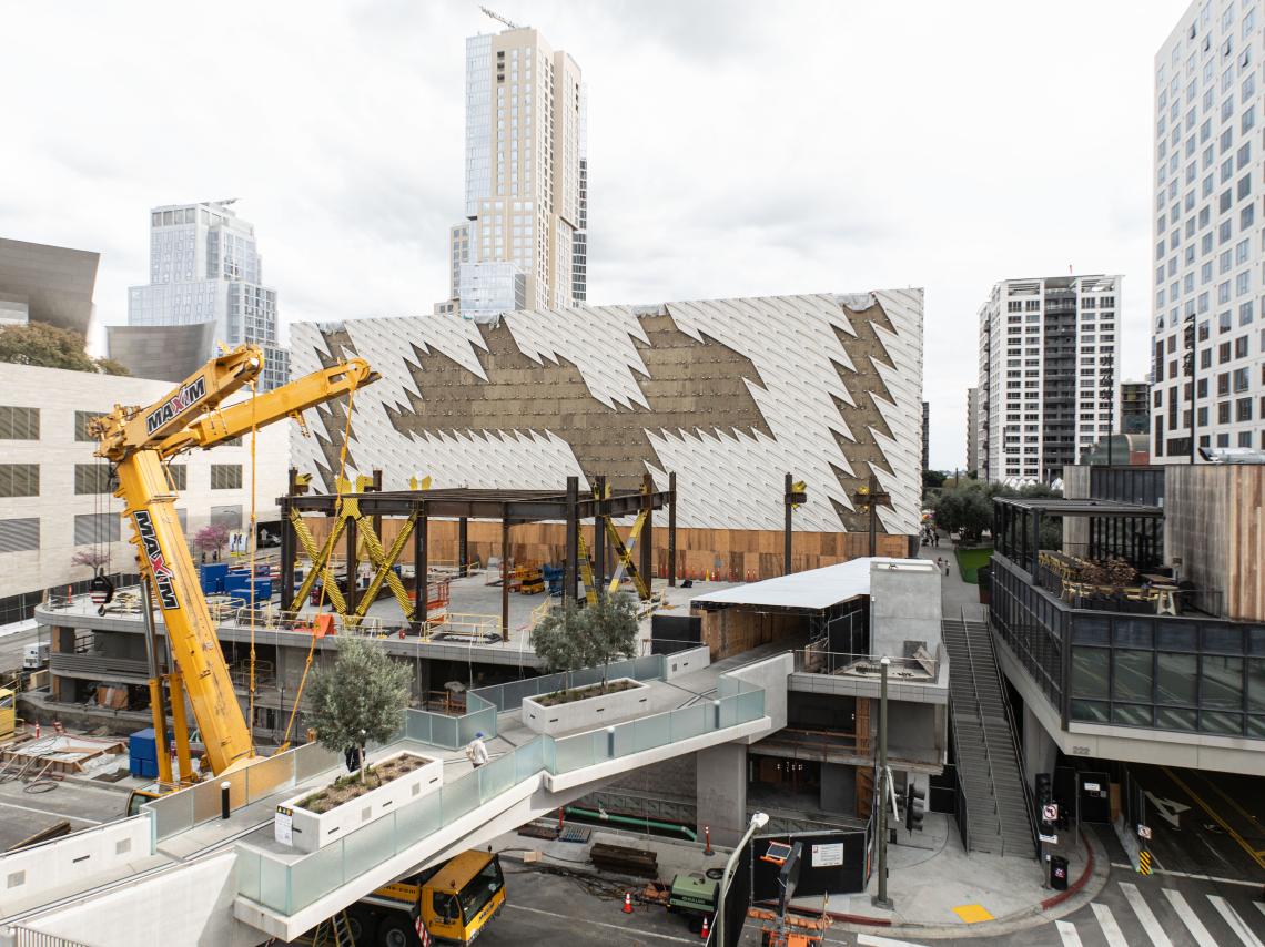 Construction ramps up for The Broad's $100M expansion in DTLA