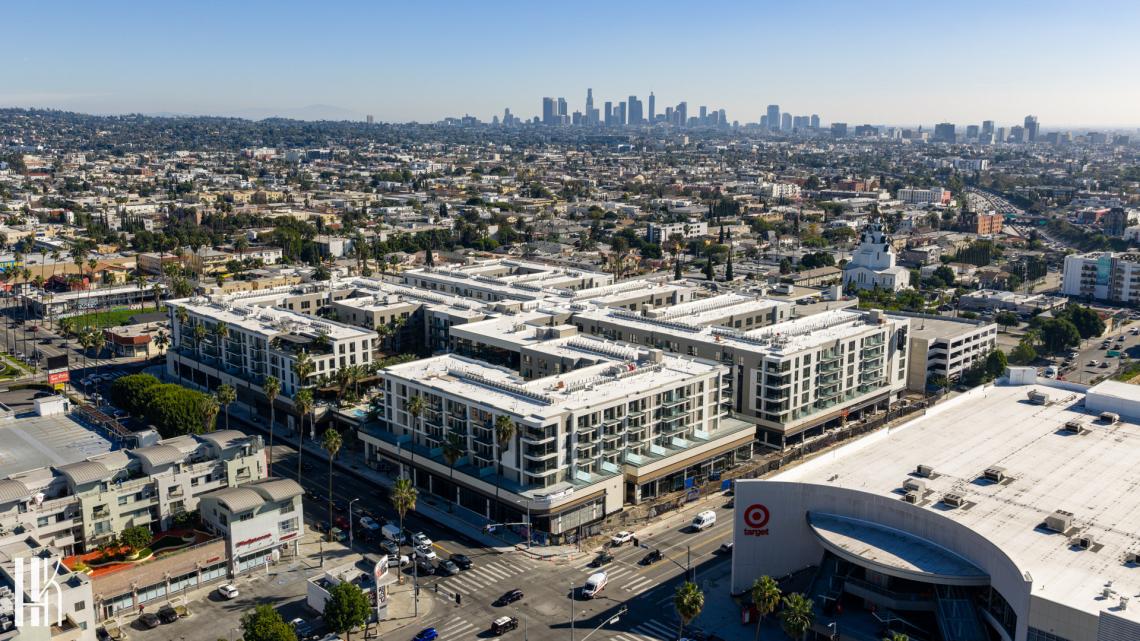 Scoping out progress at 5420 Sunset Blvd.
