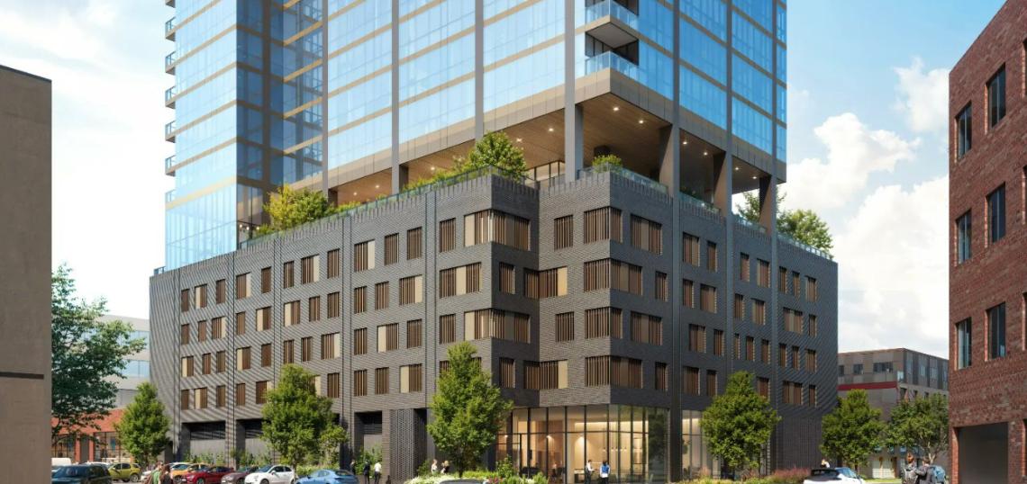 28-story residential tower proposed at 1415 N. Dayton