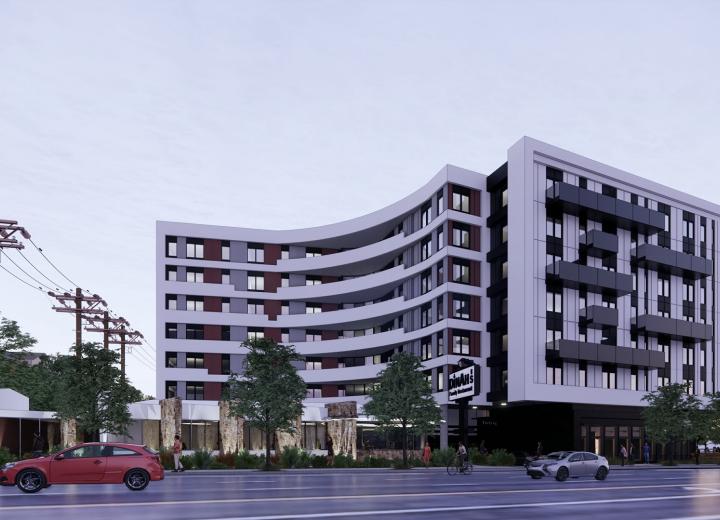 Mixed-use complex on the rise at 6501 S. Sepulveda Blvd. in Westchester