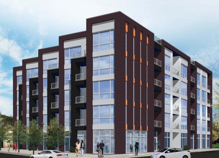 Full building permit issued for development at 5035 N. Lincoln