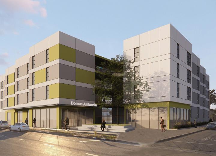 Affordable housing unwrapped at 800 W. 85th Street in South L.A.