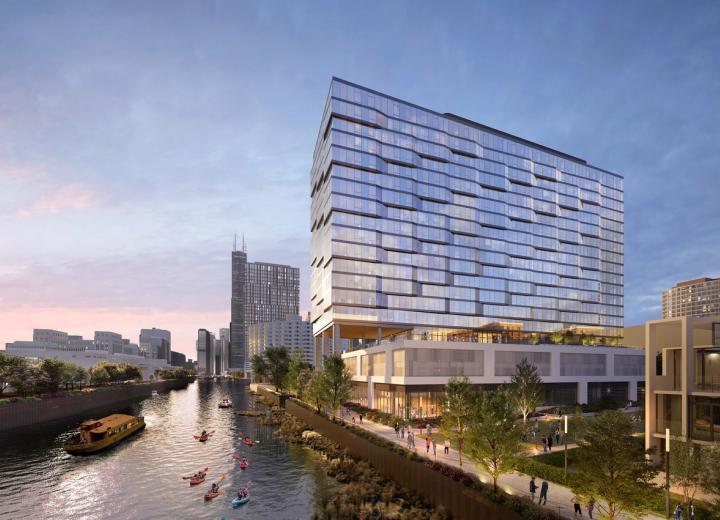 Tower crane permit issued for 1010 S. Wells at Riverline