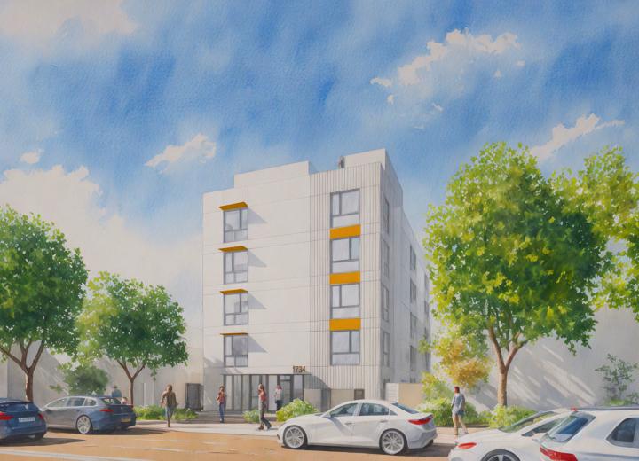 Work commences for afordable housing at 1734 S. Barrington Avenue in Sawtelle