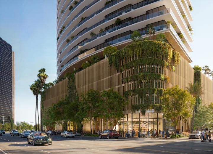Developer revises plan for 34-story high-rise at 8300 Wilshire Blvd. in Beverly Hills
