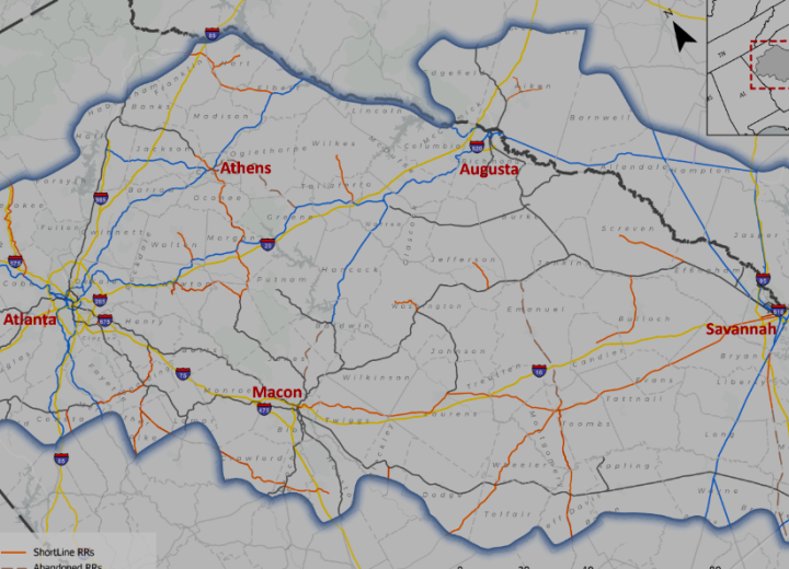 ATL-to-Savannah train survey; West End hospital; Midtown remake