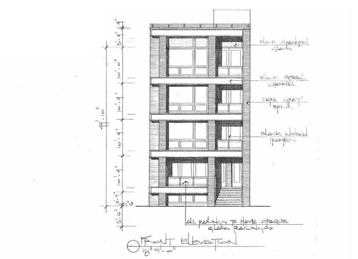 Permits issued for residential development at 3047 N. Western