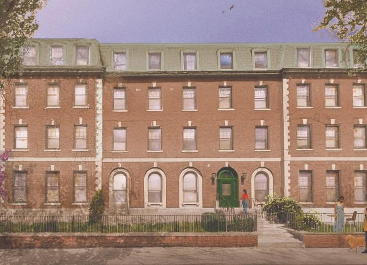 Renovation permit issued for hostel to residential conversion at 616 W. Arlington