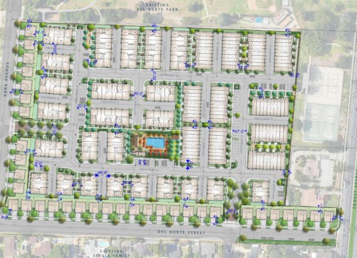282 homes coming to 1501 Del Norte Street in West Covina