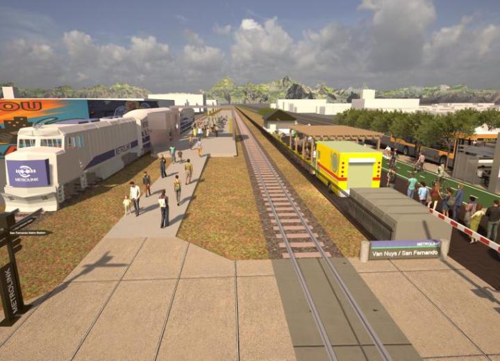 Metro staff back Metrolink station over light rail for second phase of East San Fernando Valley Line