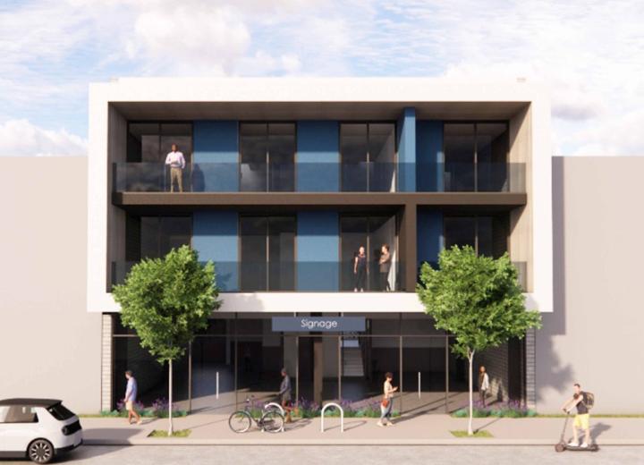 Mini mixed-use building proposed at 15113 W. Sunset Blvd. in Pacific Palisades