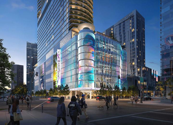 Renderings Revealed: AEG's proposed DTLA high-rise at 917 W. Olympic Blvd.