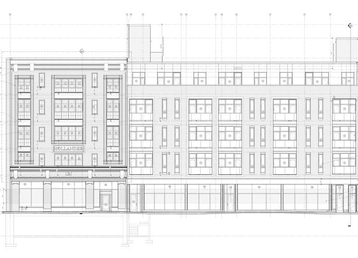 Foundation permit issued for Hollander Building redevelopment