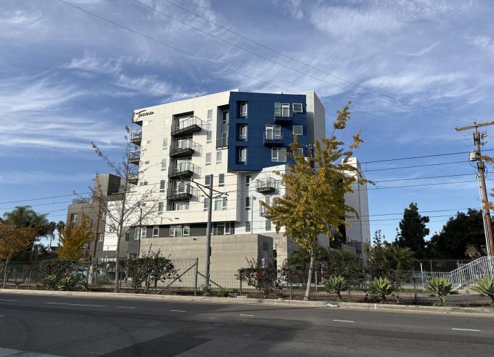 Rendering vs. Reality: Tessera apartments at 1069 W. Exposition Blvd.