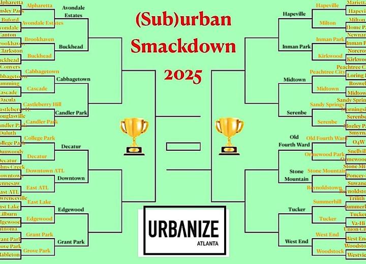 (Sub)urban Smackdown 2025 tournament: Sweet 16 voting starts now!