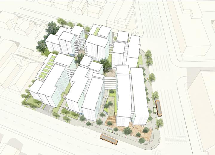 Development concept emerges for Metro's Wilshire/Crenshaw site