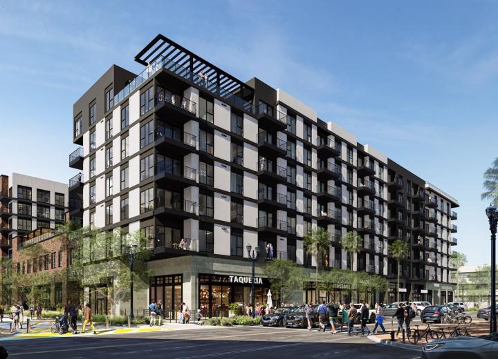 272 apartments break aground at 450 The Promenade N. in Downtown Long Beach