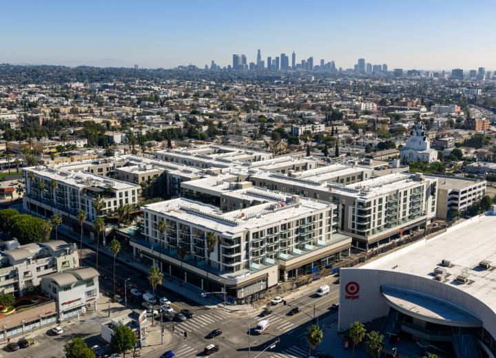 Scoping out progress at 5420 Sunset Blvd.