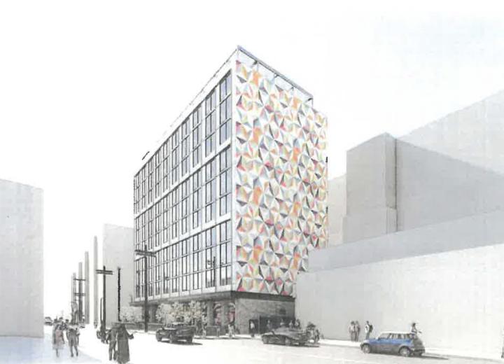 New design for proposed Arts District hotel at 2057 E. 7th St.