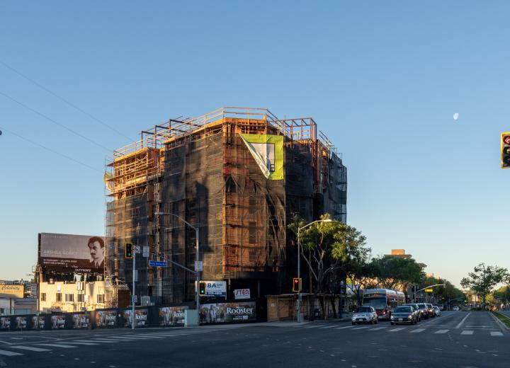Mixed-use development on the rise at 8500 Santa Monica Blvd. in West Hollywood
