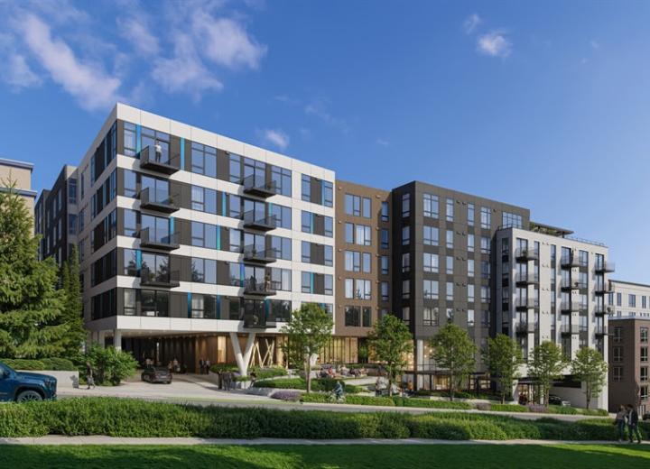 Construction begins for 351-unit development at 11040 Main St. in Bellevue