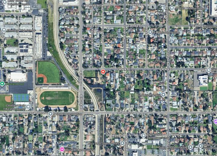 Townhomes in the works at 18838 W. Lanark St. in Reseda