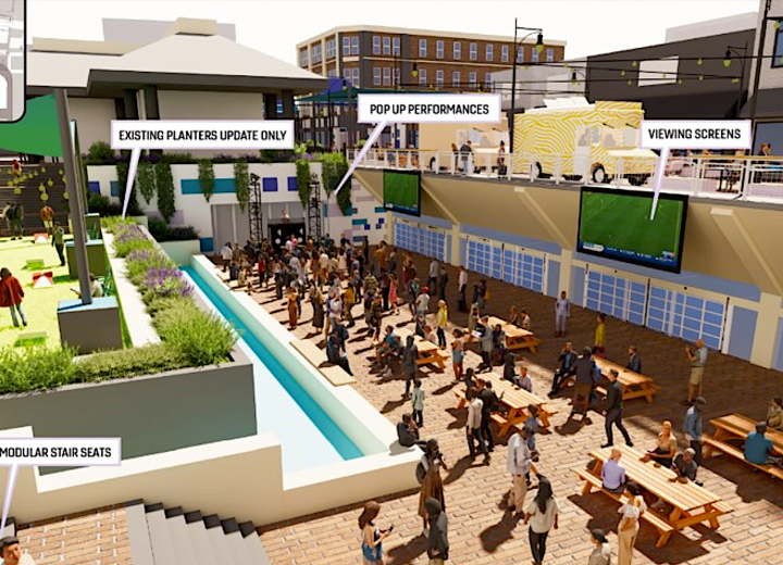 Images: Underground Atlanta changes in store for World Cup this week
