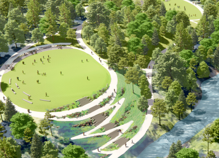 Images: Chastain Park nears $13M goal for creek-side expansion