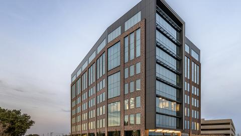 A tasteful photo of the building